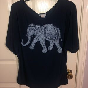 Tribal Elephant Top